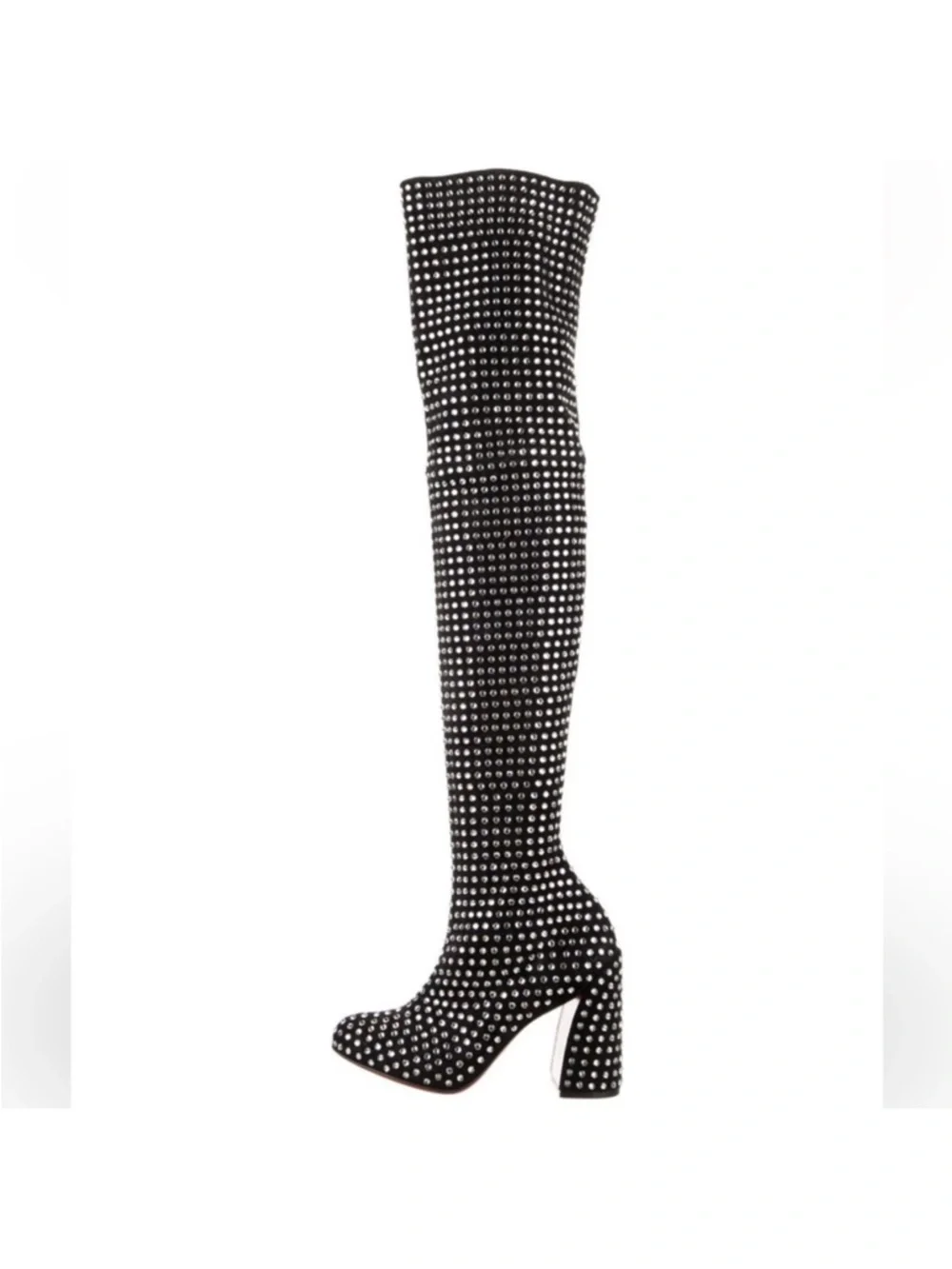 Christian Louboutin Strass Jane botta Crystal accent boots 9,995